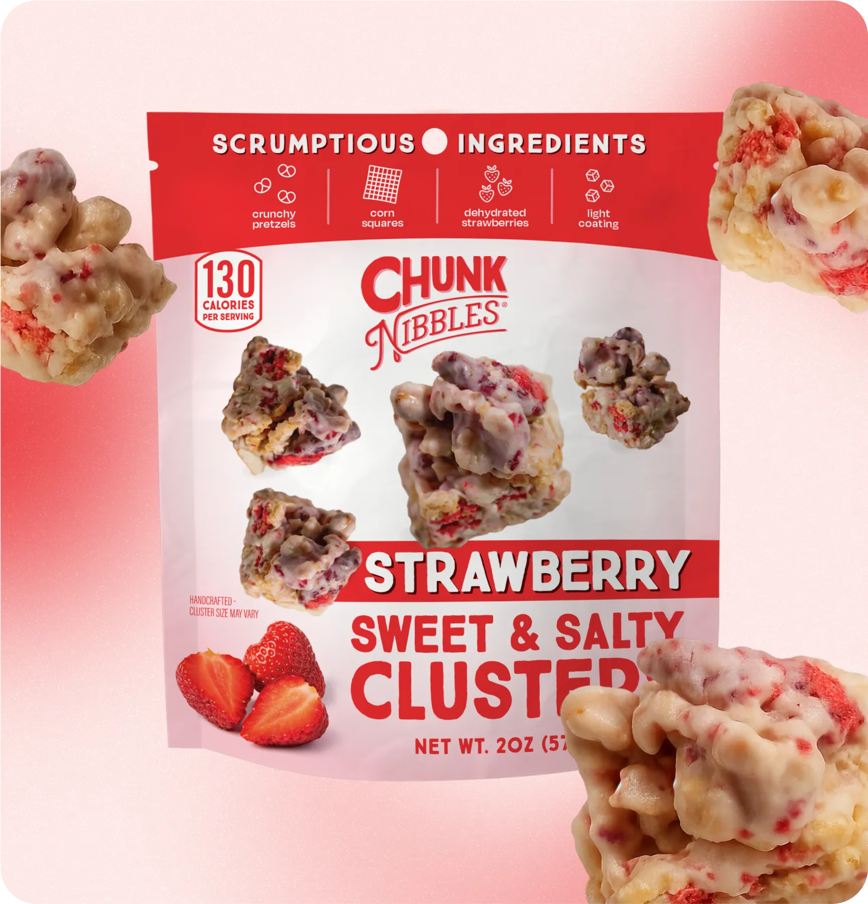 Strawberry Pouch (2oz)