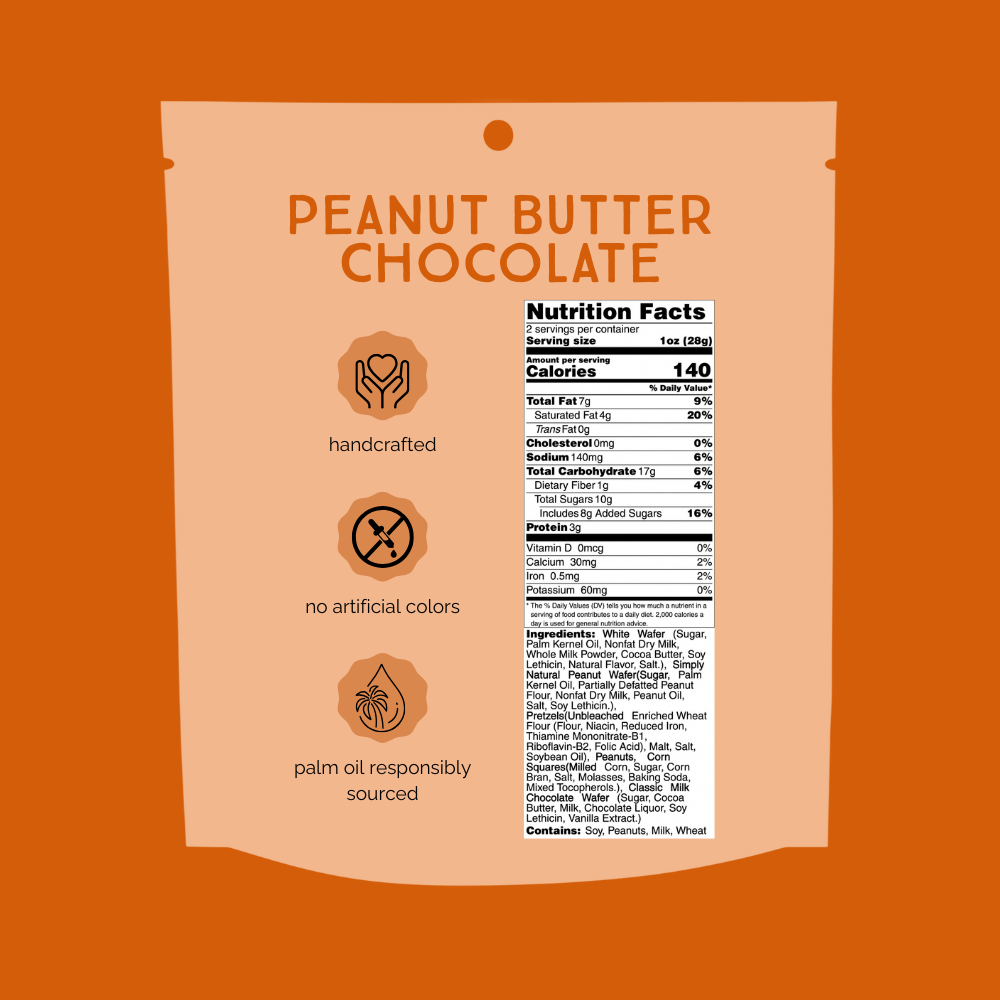 Peanut Butter Chocolate Pouch (2oz)