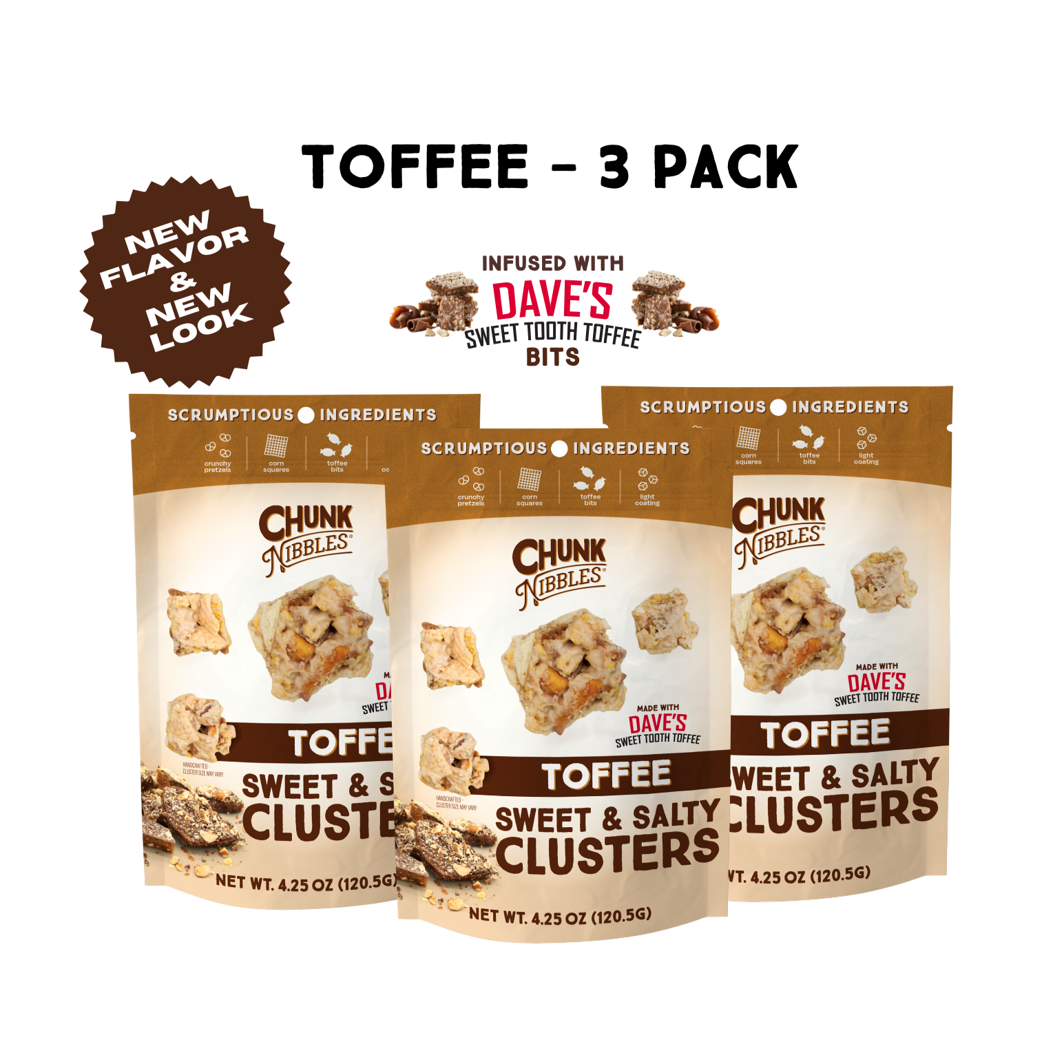 *NEW FLAVOR* Toffee Three Pack!